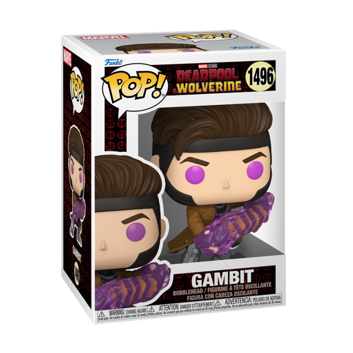 Figura Funko Pop Gambit Marvel 2
