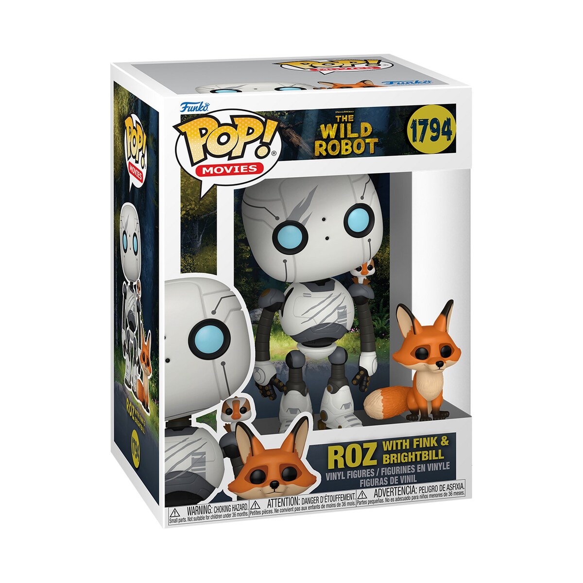 Figura Funko Pop Roz conBrightbill & Fink Robot Salvaje 2