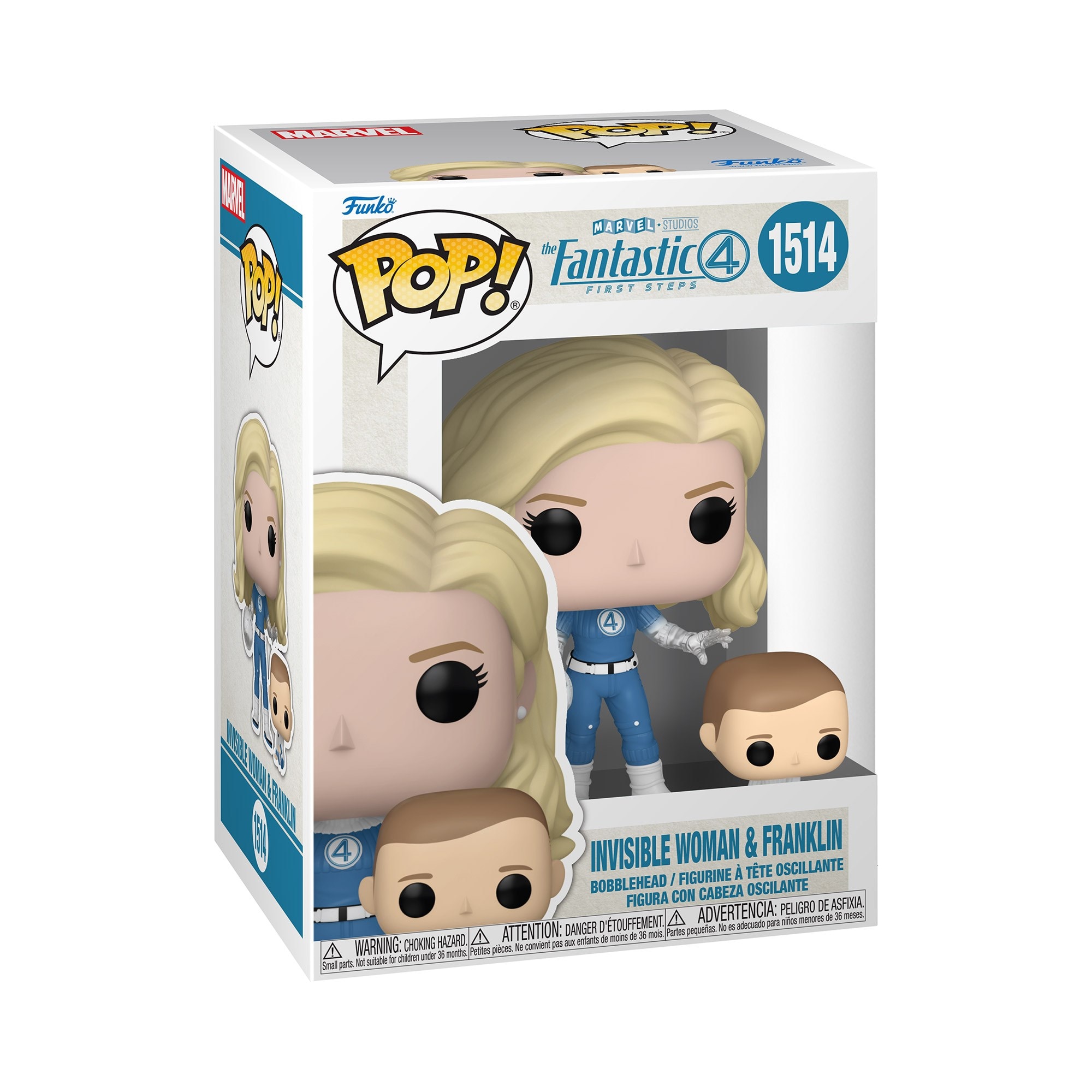 Figura Funko Pop Invisible Woman Marvel 4 Fantásticos 2025 2