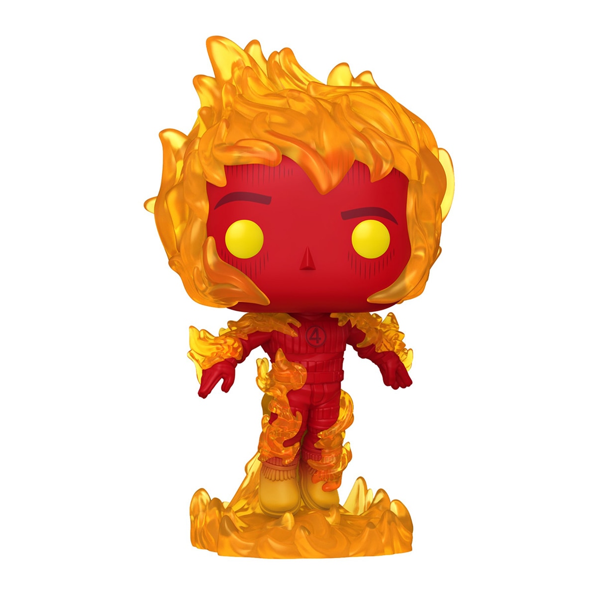 Figura Funko Pop Human Torch Marvel 4 Fantásticos 2025 1