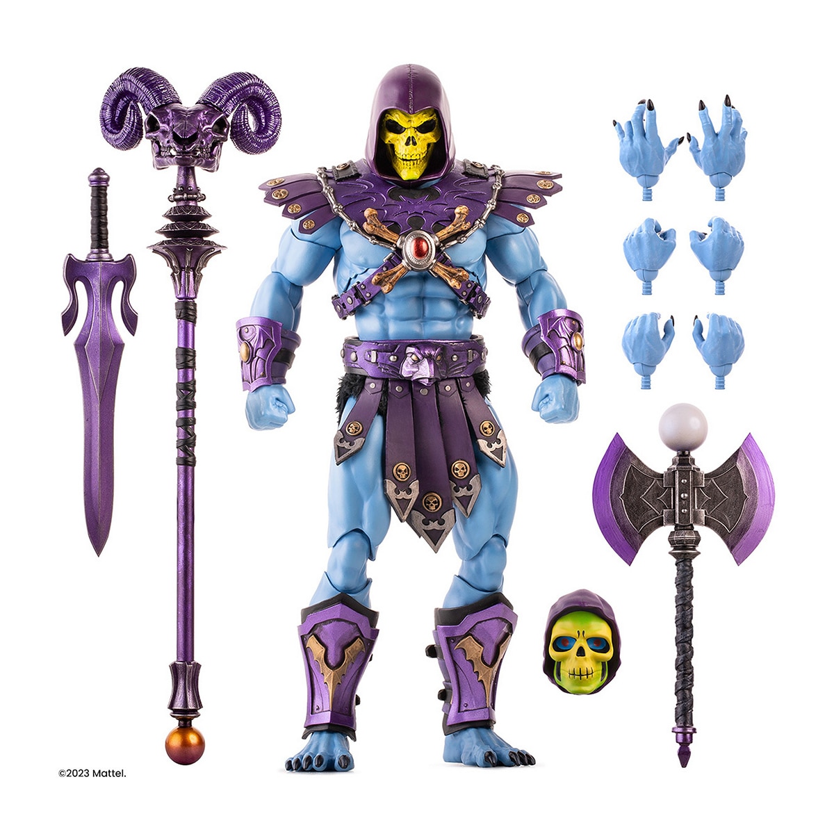 Figura Old Skeletor Fig.1/6 Mestres do Universo 2