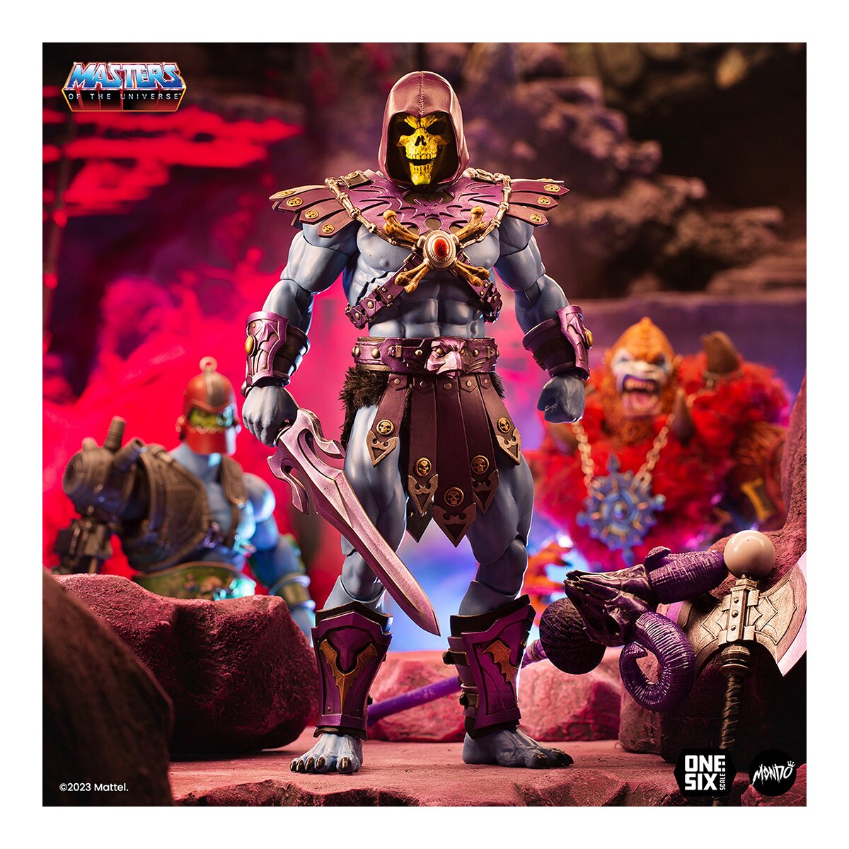 Figura Old Skeletor Fig.1/6 Mestres do Universo 3