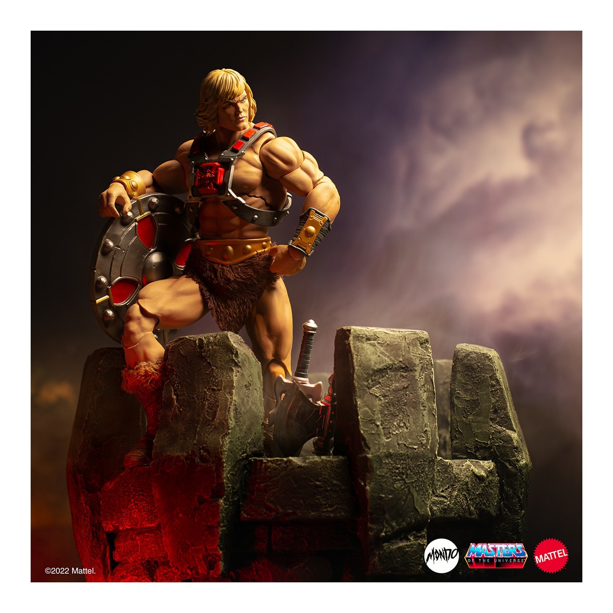 Figura Old He-Man 1/6 Mestres do Universo 3
