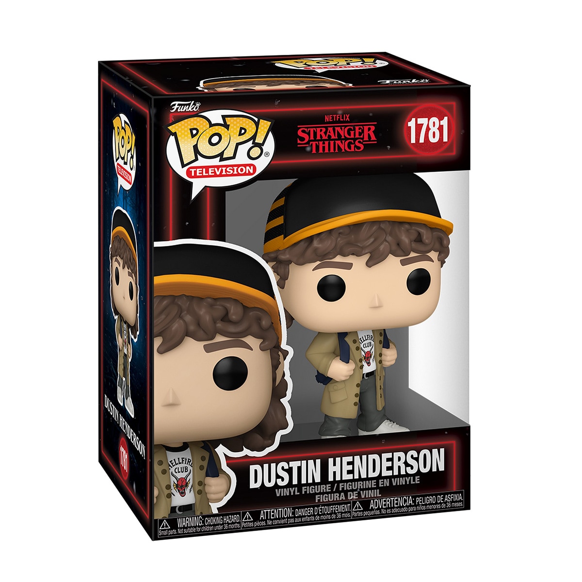 Figura Funko Pop Dustin (Hellfire) Stranger Things Temporada 5