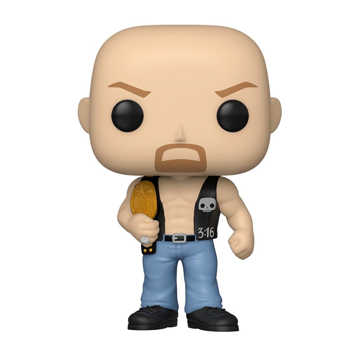 Figura Pop Sc Steve Austin W/Belt(Mt) Wwe Funko 1