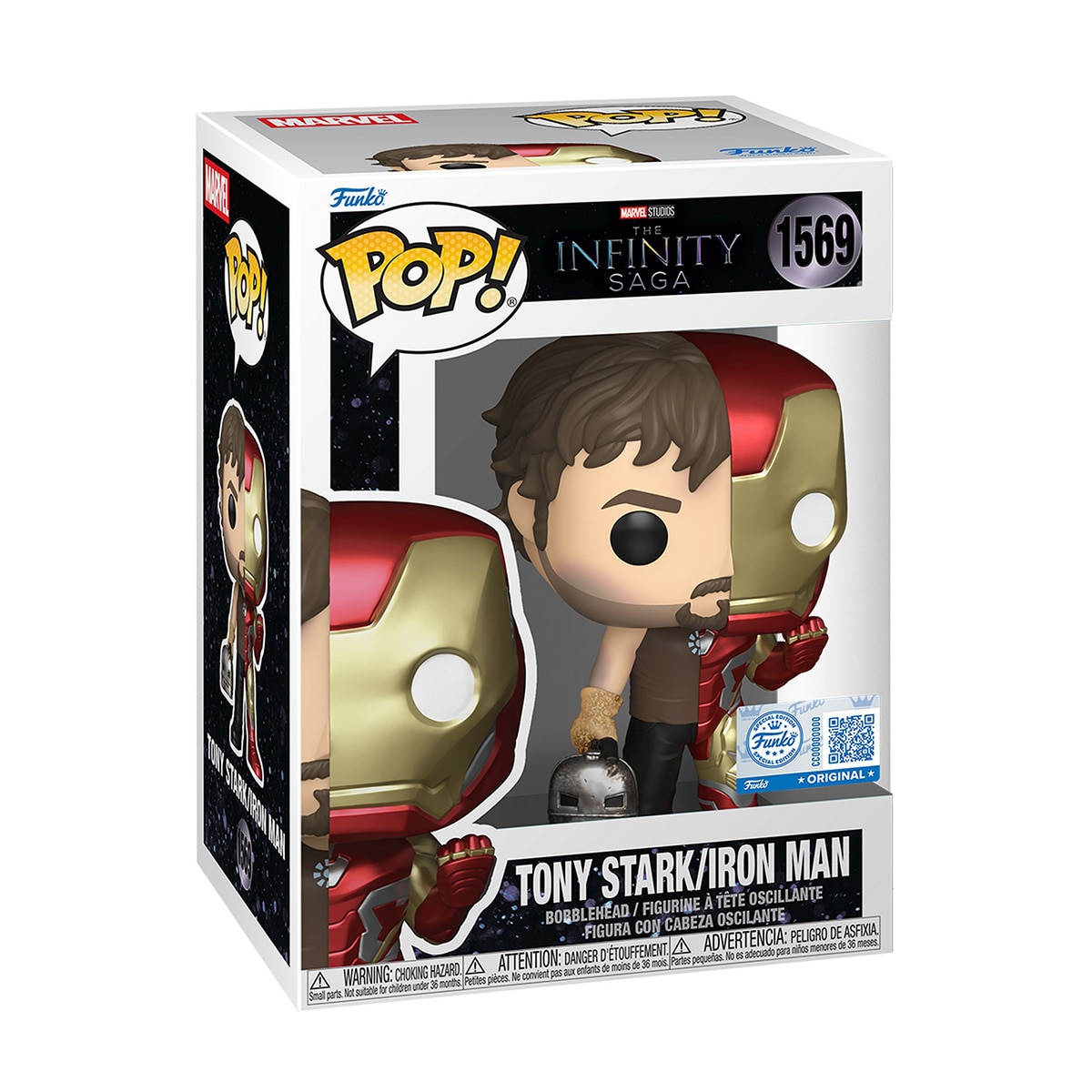 Figura Pop Exc Iron Man/Tony Stark Marvel Iron Man Funko 2