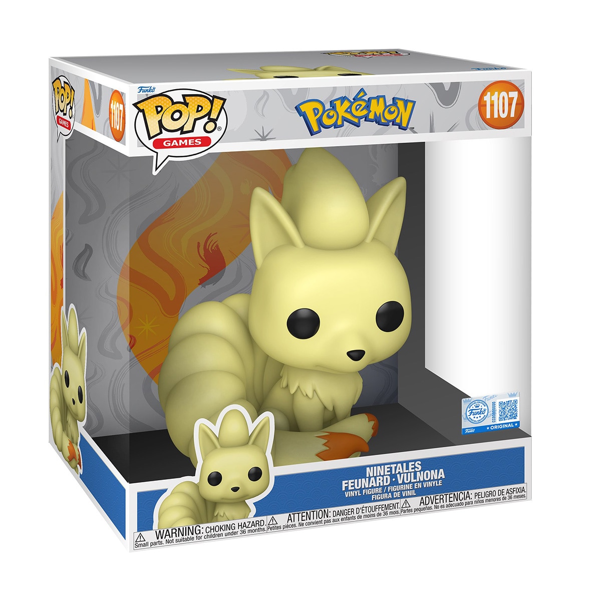 Figura Funko Pop 10" Ninetales Pokemon 2