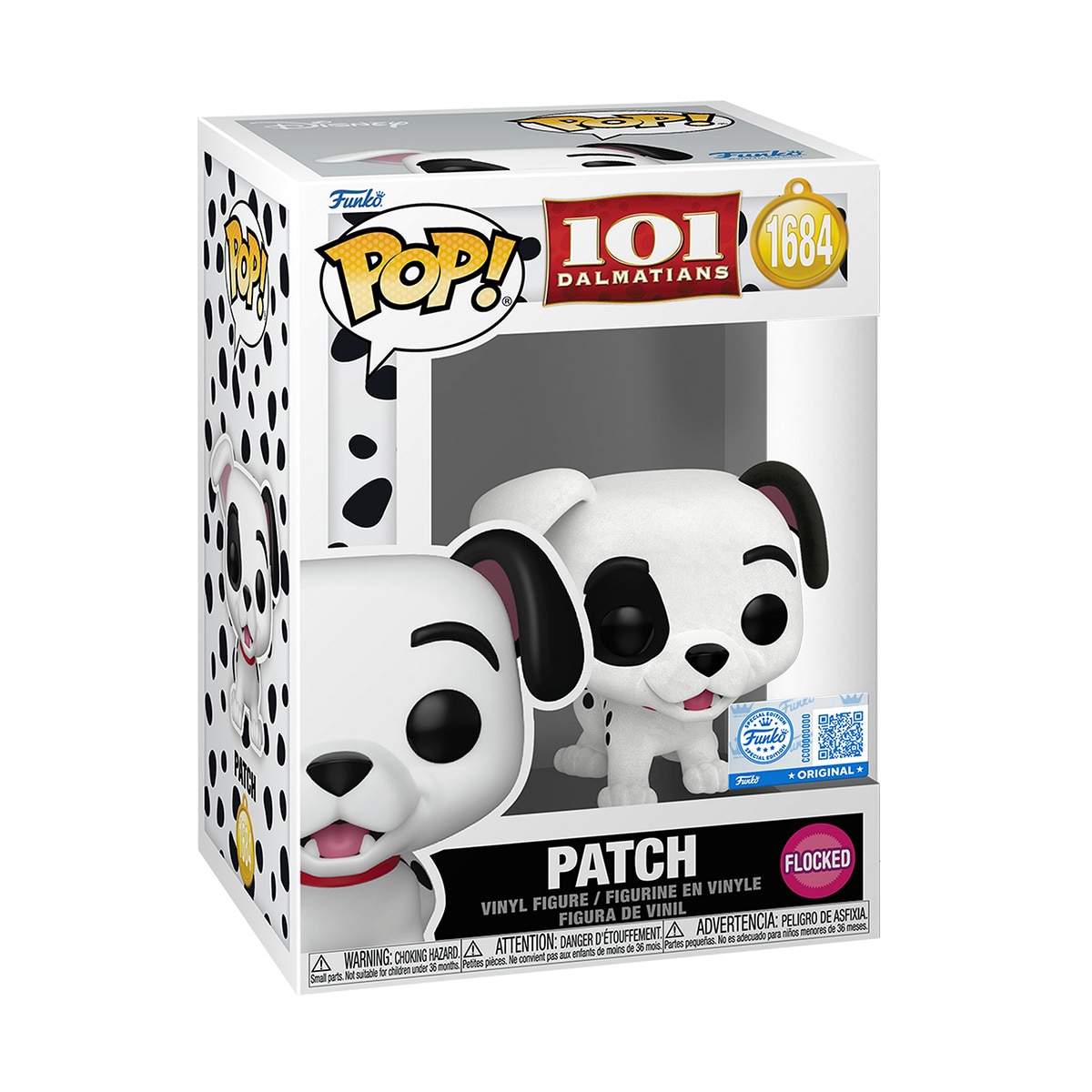 Figura Funko Pop! Vinyl (Exc) Patch (Fl) Disney 101 Dalmatas 2