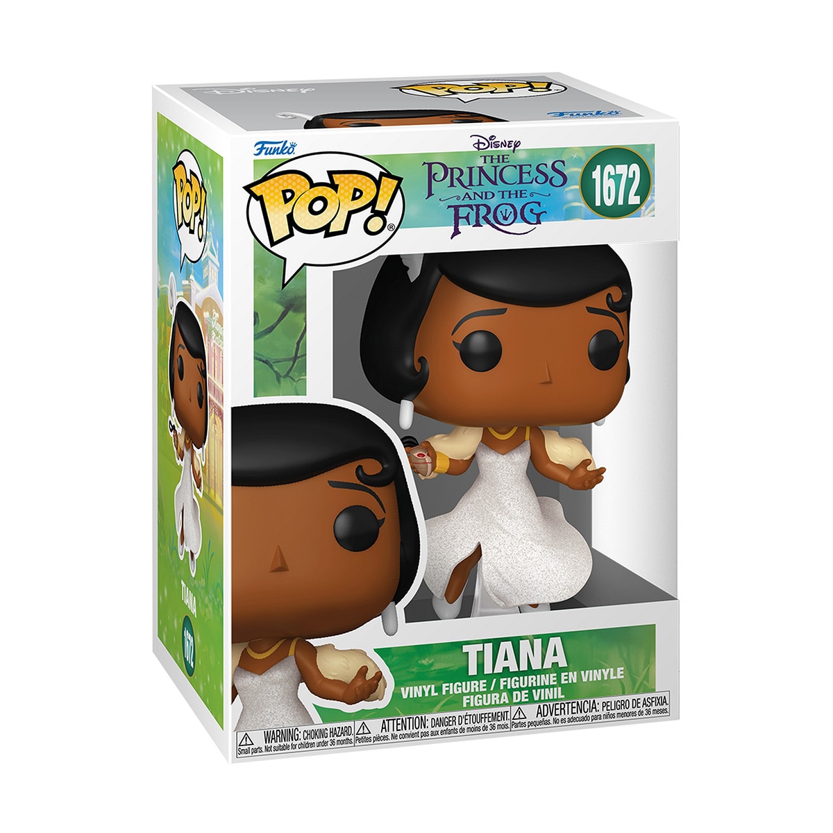 Figura Funko Pop! Vinyl Tiana W/Glitter Disney Tiana Y El Sapo 2