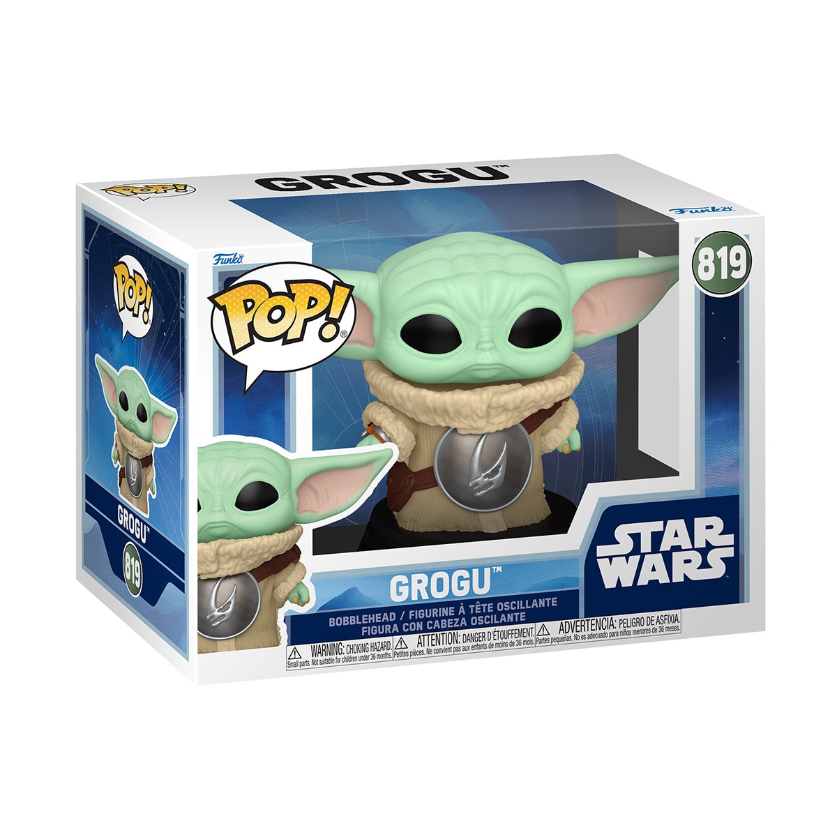 Figura Funko Pop! Vinyl Pop Grogu (Mudhorn Armor) Mandalorian And Grogu The Mandalorian 2