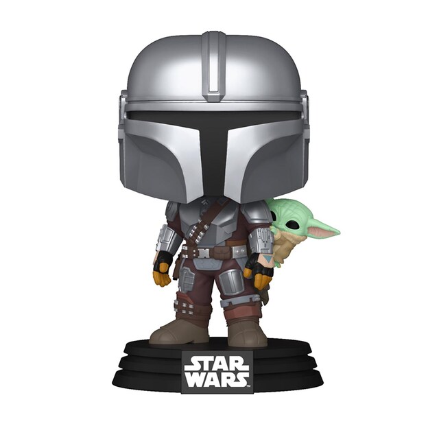 Figura Funko Pop! Vinyl Mandalorian W/Grogu Star Wars