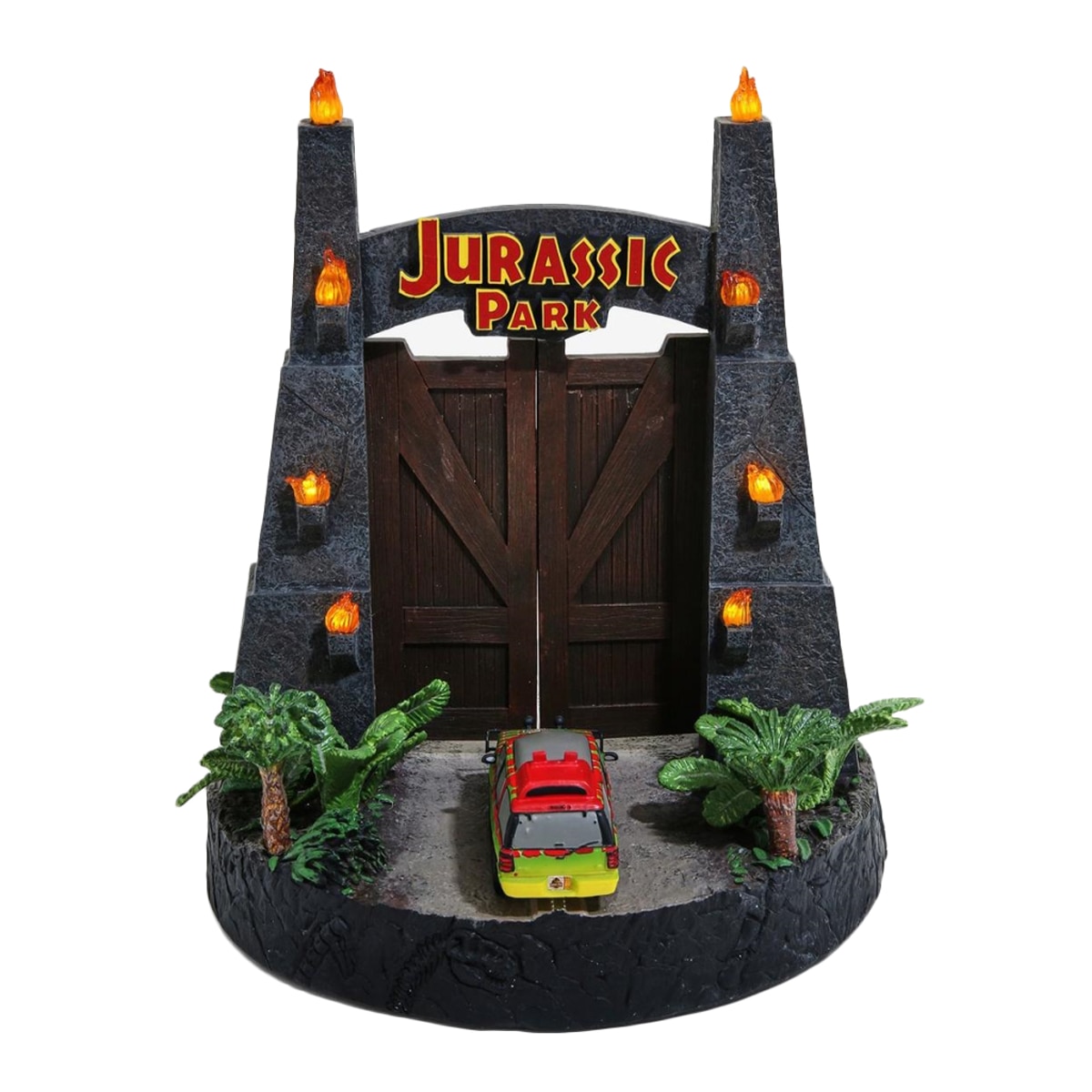 Imagem 0 de Réplica Entrada Jurassic Park com Luz Jurassic Park