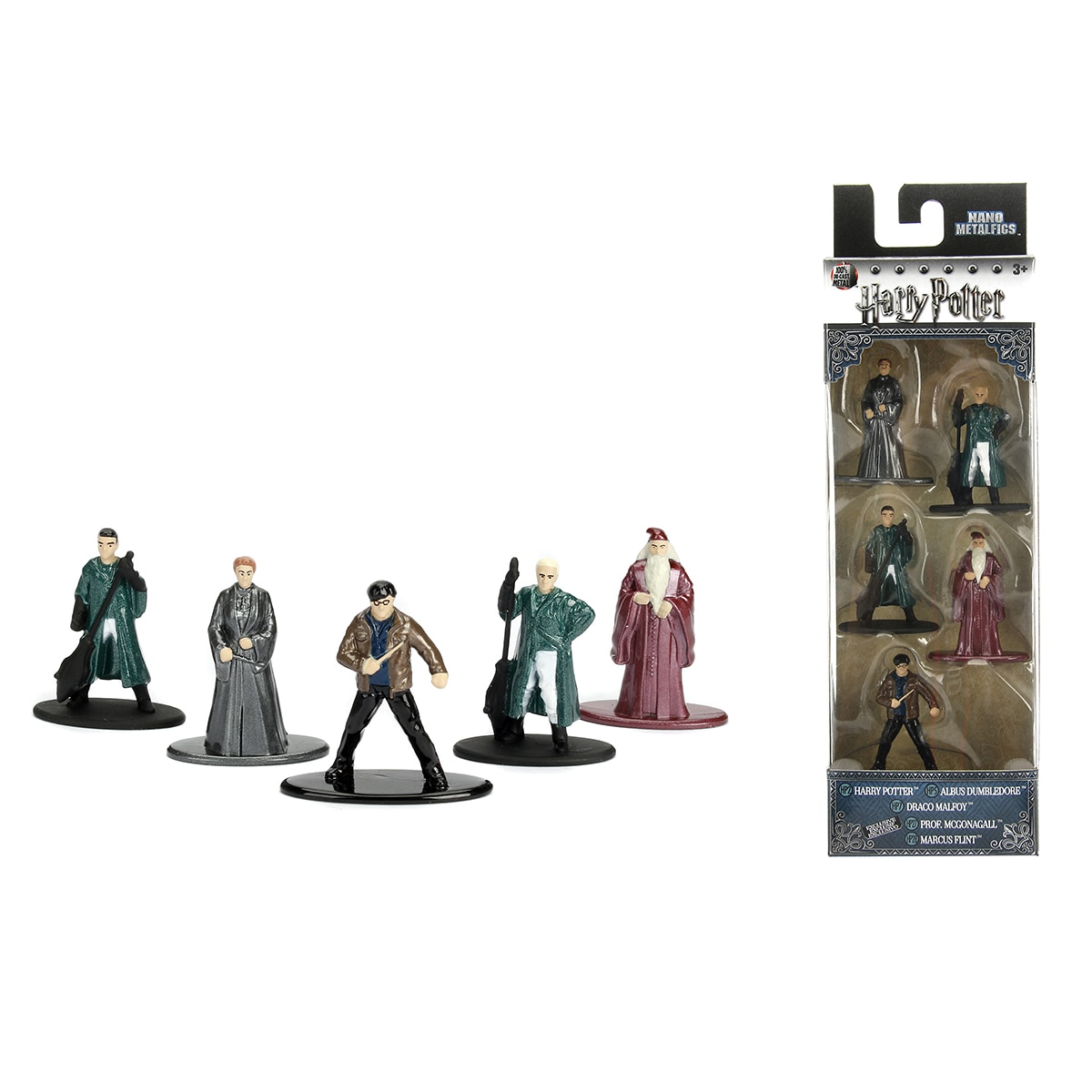 Imagem 0 de Harry Potter: Set 5 Figuras Nano Metal