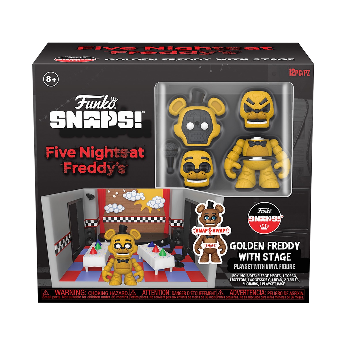 Snap Playset-Stage con Freddy Gd Five Nights At Freddy'S · Funko