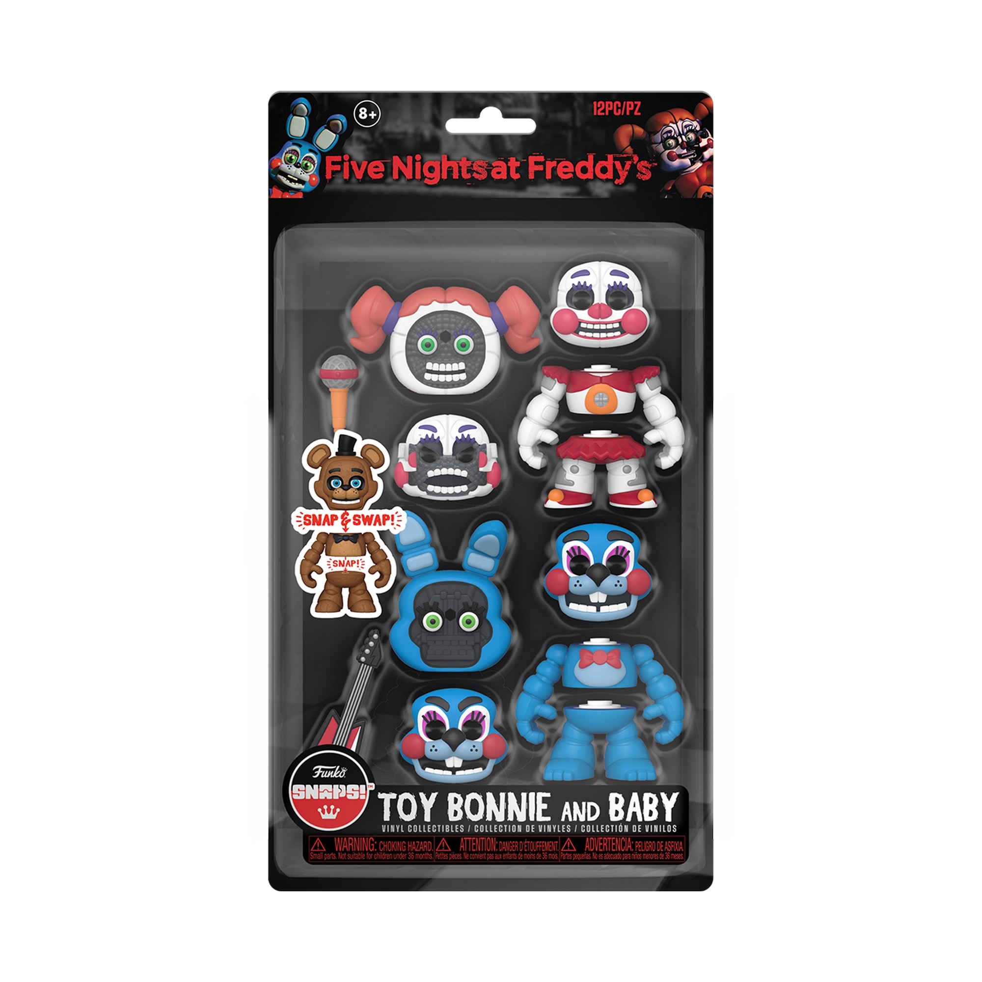 Snap Toy Bonnie & Baby 2Pk Five Nights At Freddy'S 2