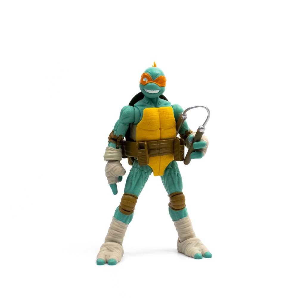 Figura 13 cm de Michelangelo + Comic Tortugas Ninja The Loyal Subjects 2