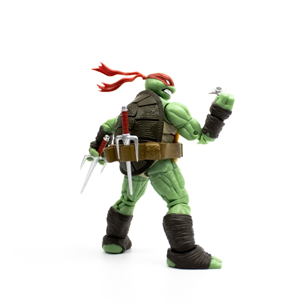 Figura 13 cm de Rafael + Comic Tortugas Ninja The Loyal Subjects 3