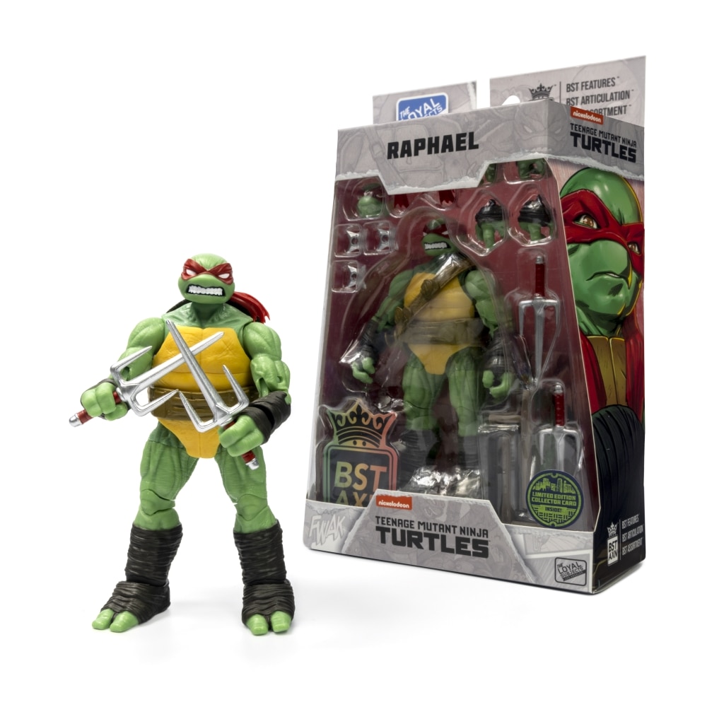 Figura 13 cm de Rafael + Comic Tortugas Ninja The Loyal Subjects 4