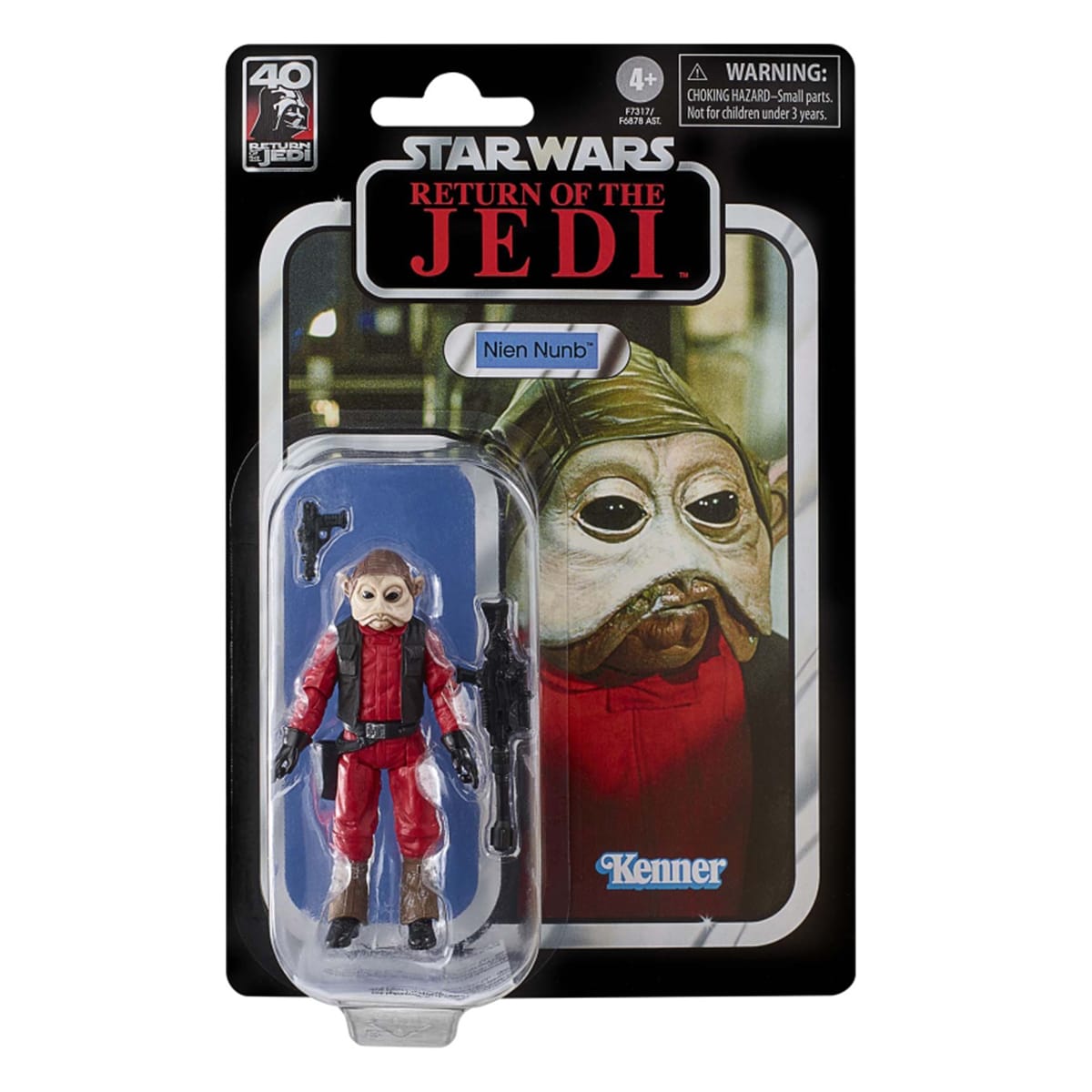 Figura de acción 9 cm Nien Nunb Star Wars Hasbro 9
