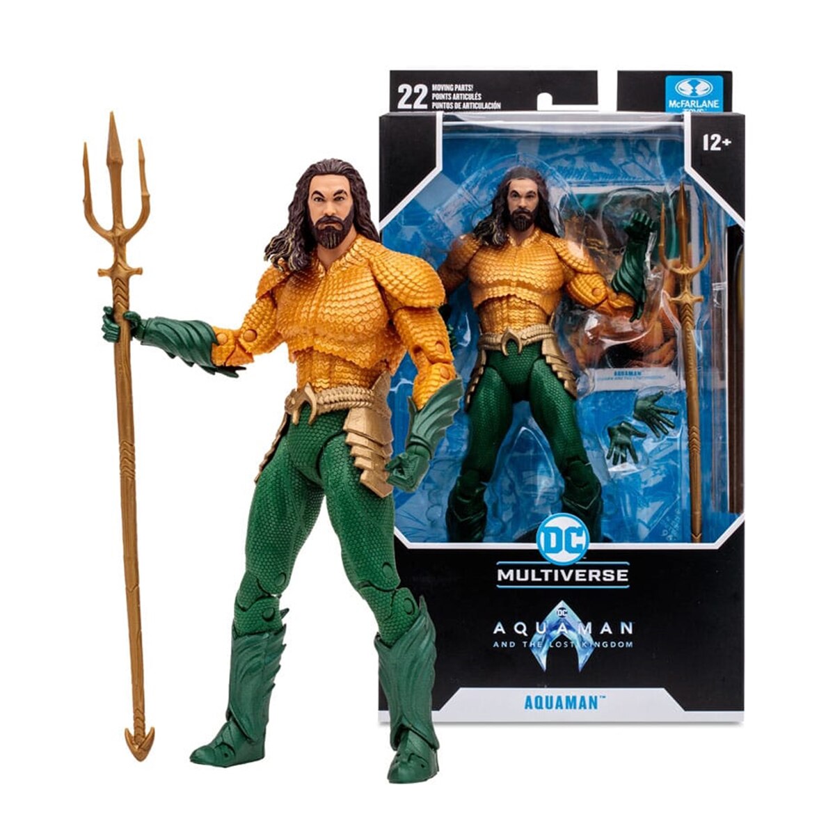 Figura de ação 18 cm Aquaman Dc Comics Mc Farlane Toys 3
