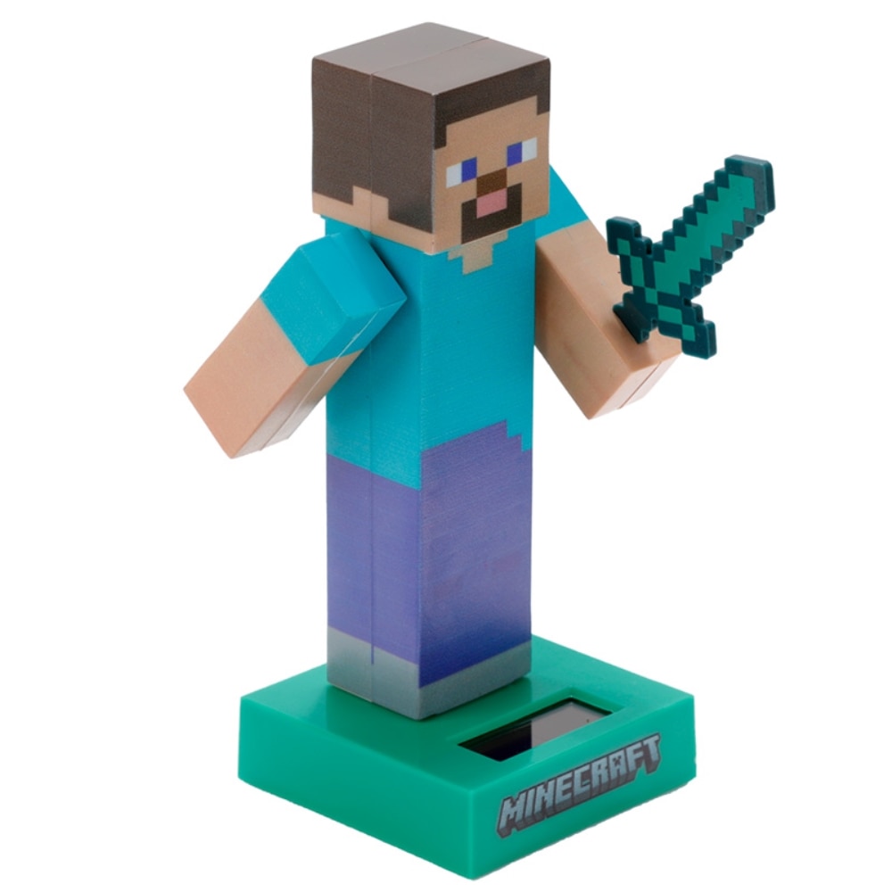 Figura Solar 13 cm Steve Minecraft 2
