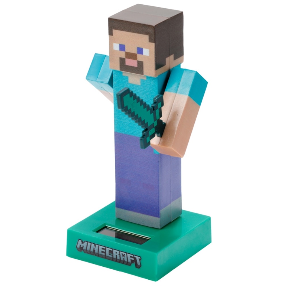 Figura Solar 13 cm Steve Minecraft 3