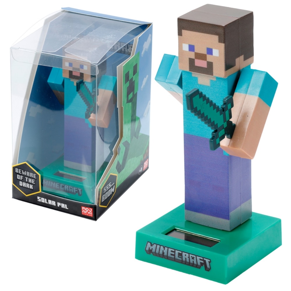 Figura Solar 13 cm Steve Minecraft 4
