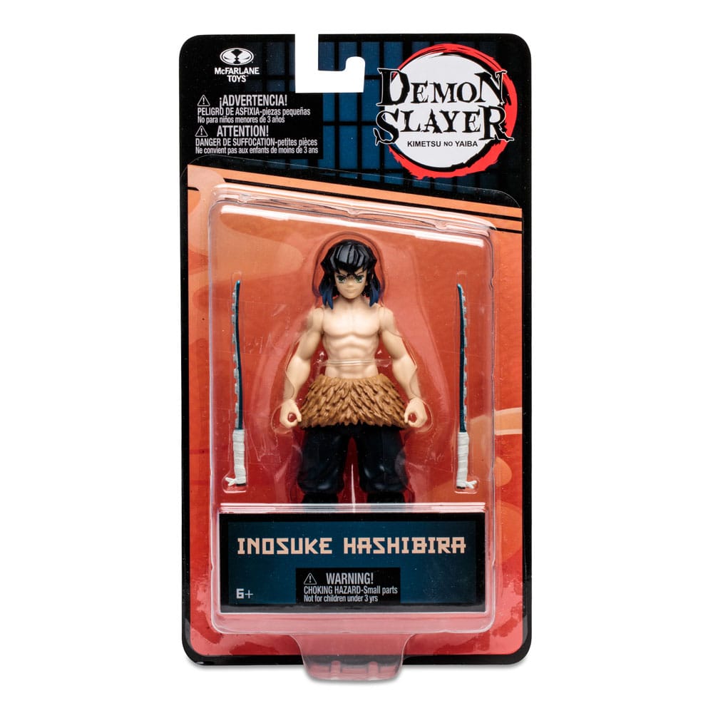 Figura 13 cm Inosuke sem Máscara Demon Slayer 3