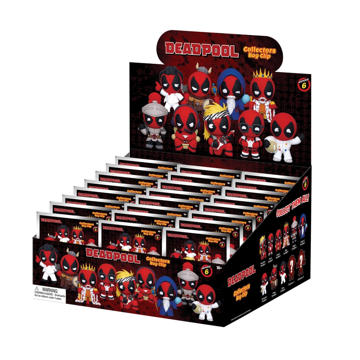 Figura Surprise 5 cm Deadpool Marvel Monogram modelos variados 2