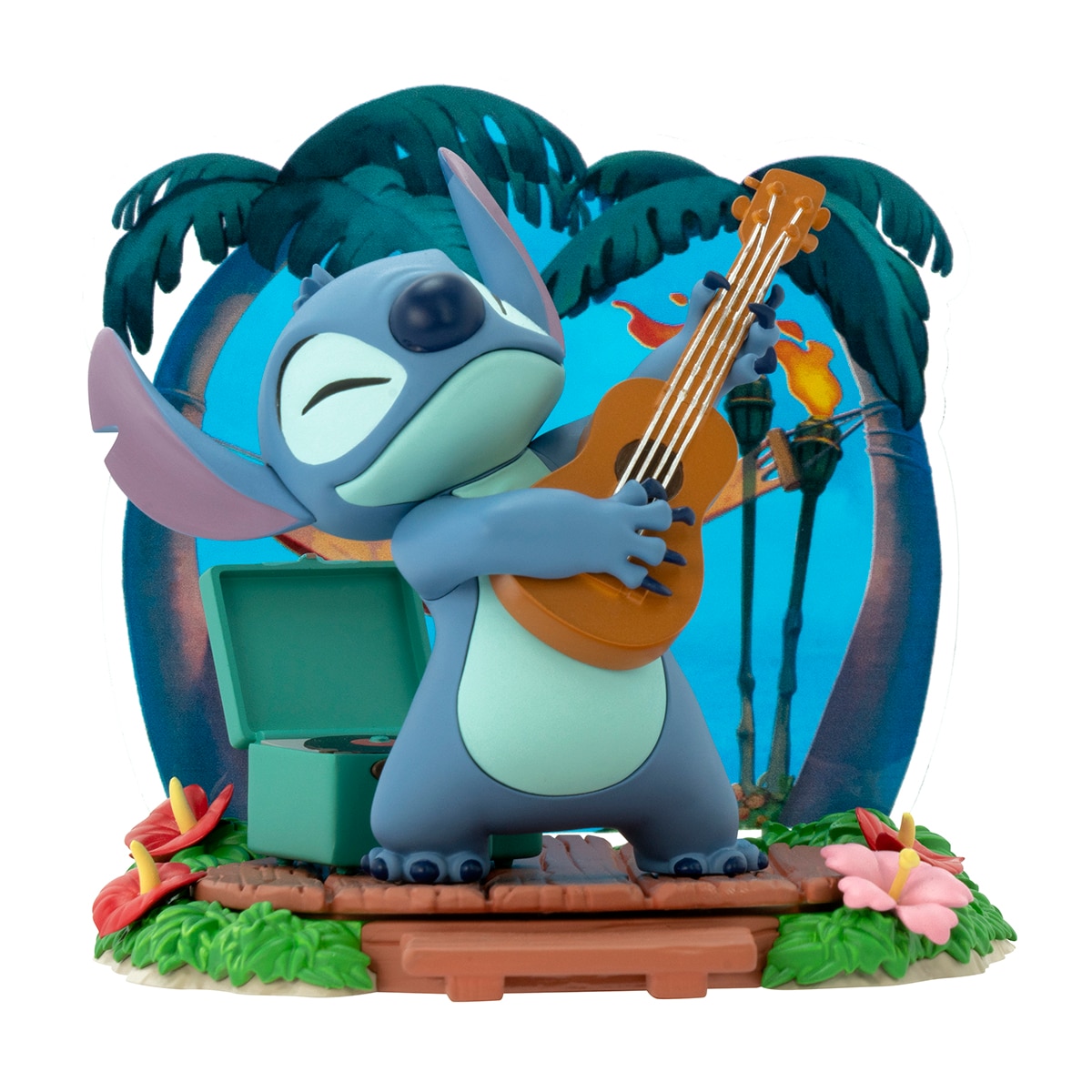 Estatua 15 cm Stitch con Guitarra Lilo & Stitch Disney Abysse Corp 2