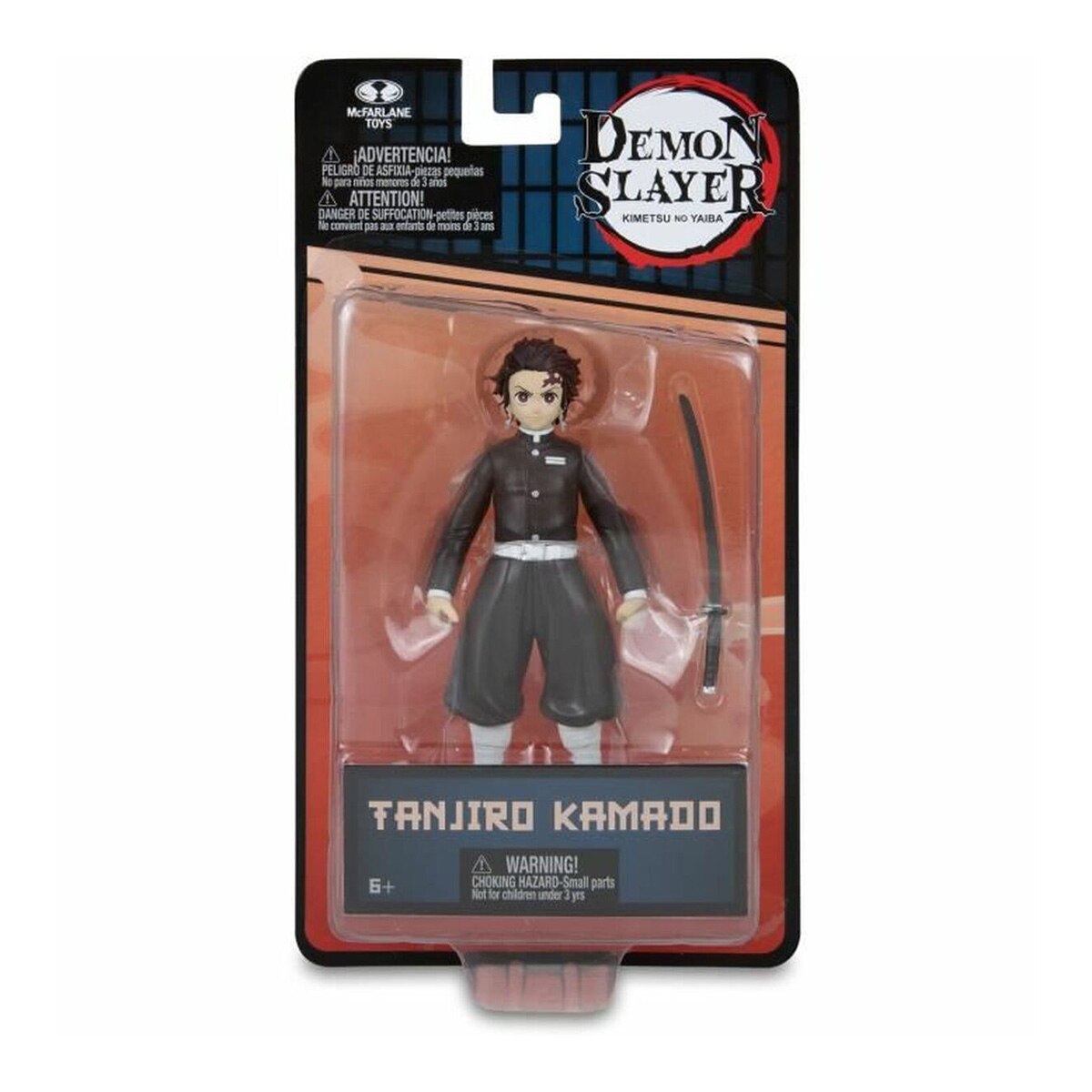 Tanjiro Estudante Figura 13cm DEMON SLAYER Preto-5