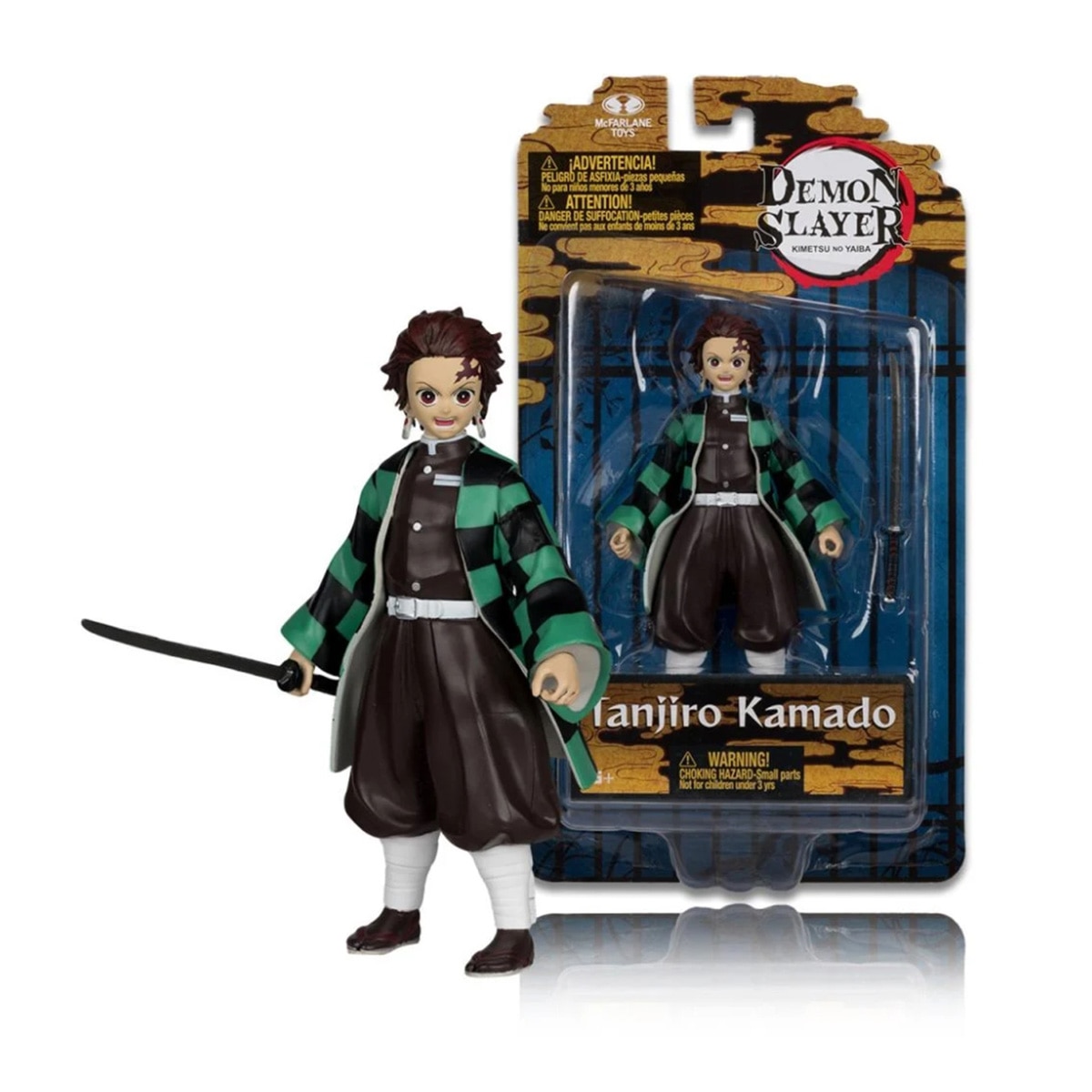Tanjiro Fato Figura 13cm DEMON SLAYER Preto-3