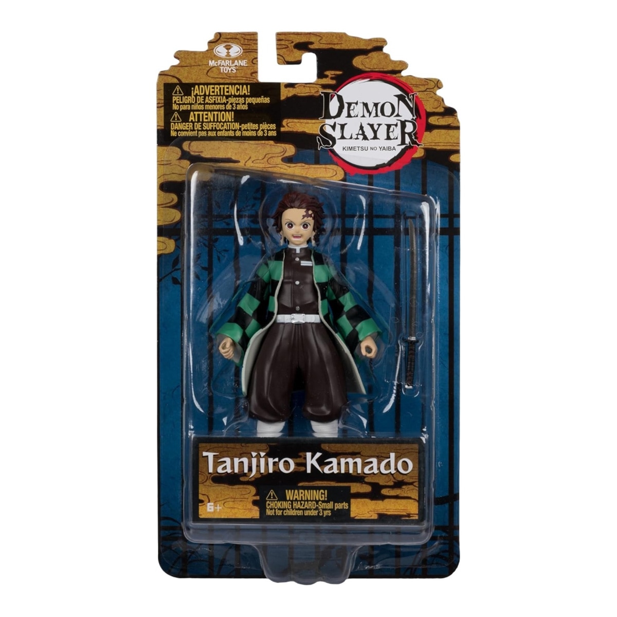 Tanjiro Fato Figura 13cm DEMON SLAYER Preto-4