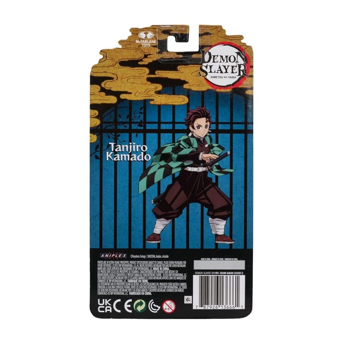 Tanjiro Fato Figura 13cm DEMON SLAYER Preto-5
