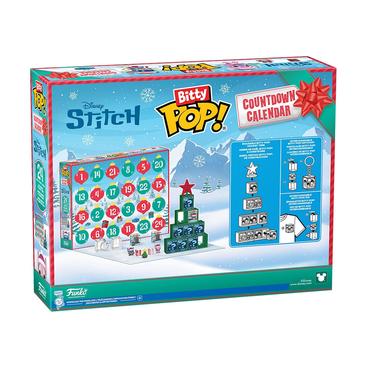 Bitty Adv.Calendar Stitch Holiday Disney Lilo And Stitch 1