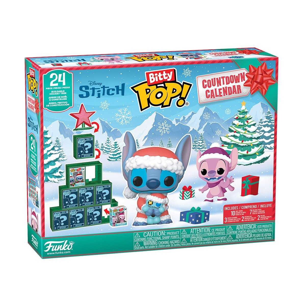 Bitty Adv.Calendar Stitch Holiday Disney Lilo And Stitch 2