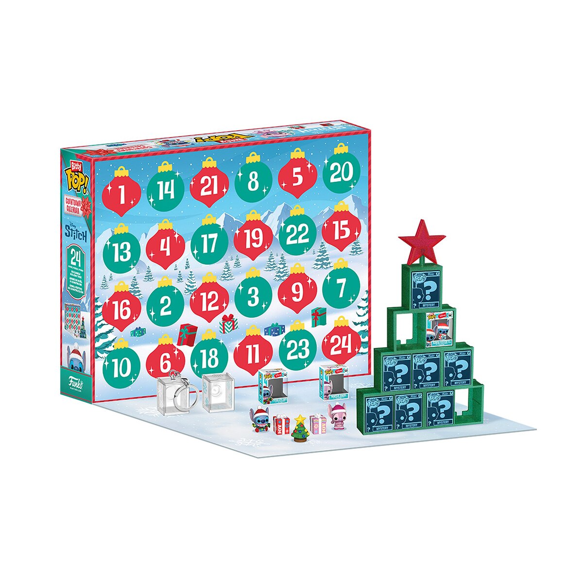 Bitty Adv.Calendar Stitch Holiday Disney Lilo And Stitch 3