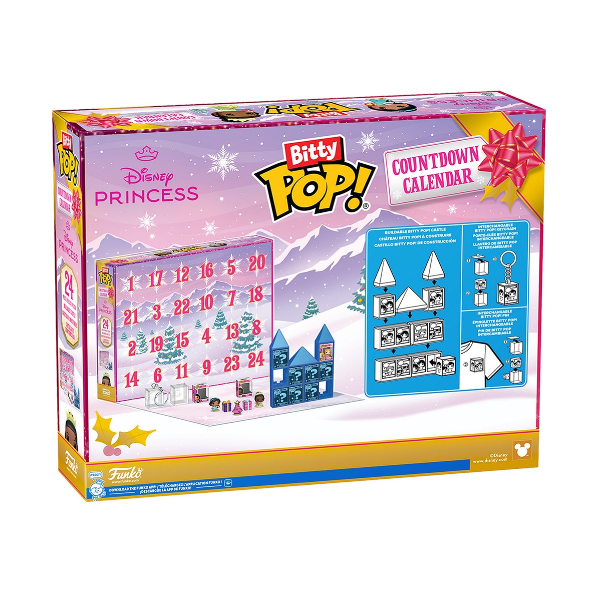 Funko - Bitty Adviento Calendar Disney Princess Disney Princesas.