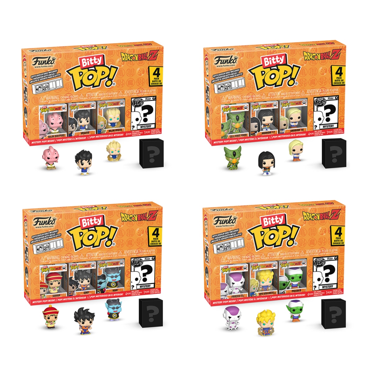 Imagem 0 de Bitty Pop 4 Pack Dragon Ball Z