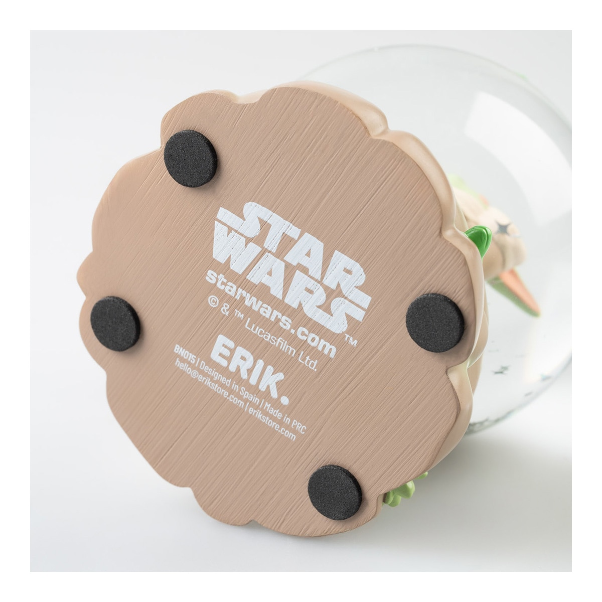 Bola de Nieve Grogu con Rana Star Wars The Mandalorian Erik Marrón-7