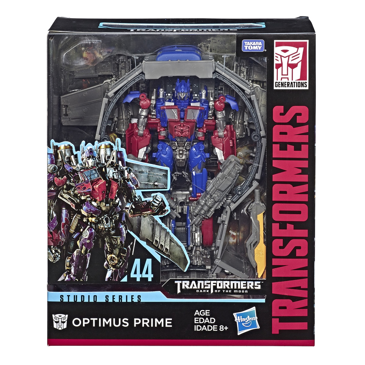Figura Transformers: O Lado Negro da Lua Prime de Optimus 2