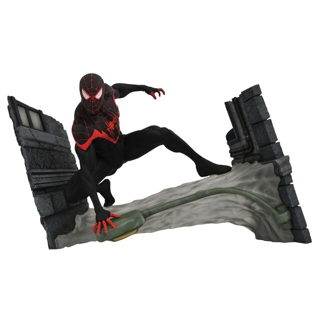 Estatua Marvel Spider-Man Miles Morales Miles Pose.