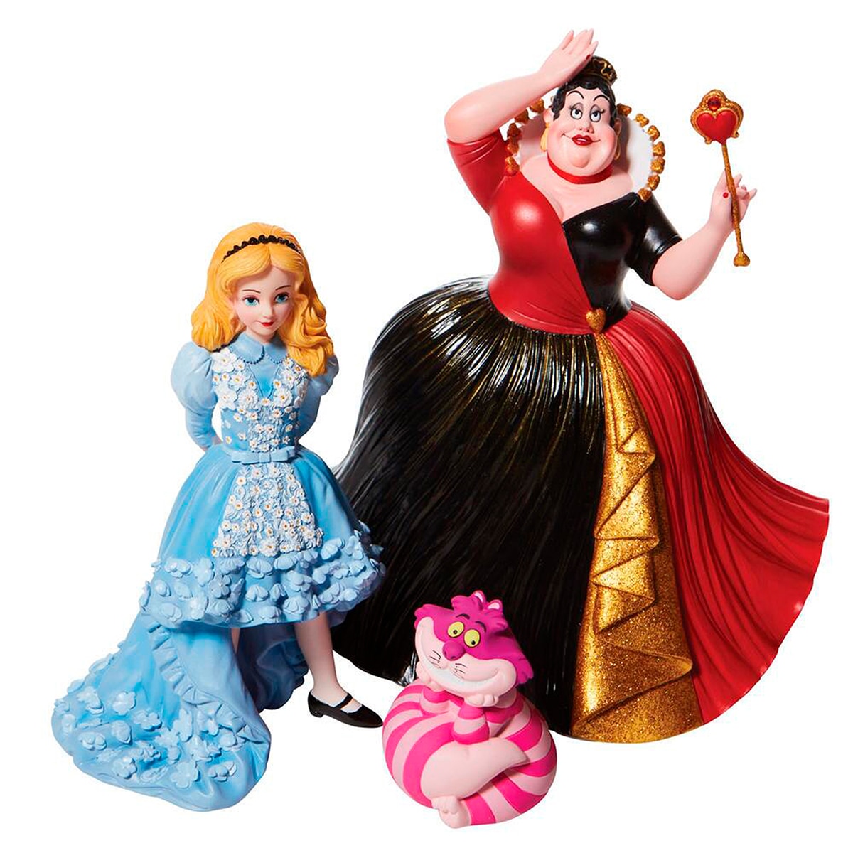 Figura Disney Alicia no Pais das Maravilhas Rainha de Copas 7