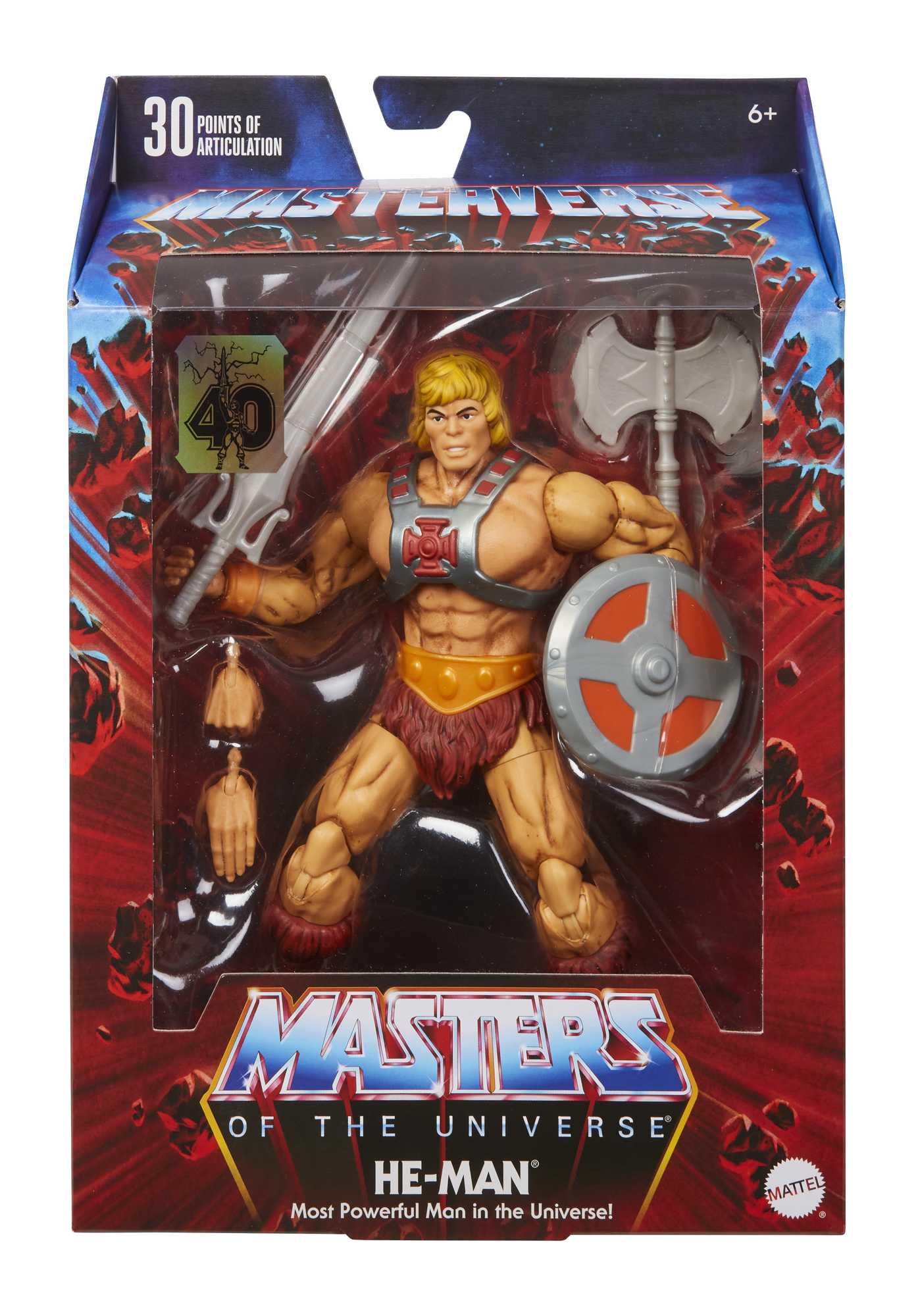 Figura Masters Of The Universe He-Man 40º Aniversário 6