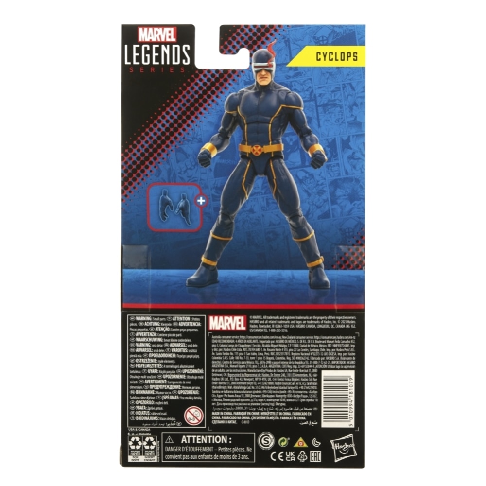 Figura de ação Cíclope Astonishing X-Men Marvel Hasbro 6