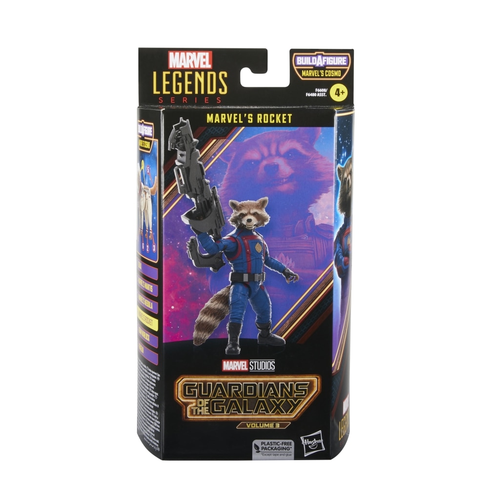 Figura de acción Rocket Los Guardianes de la Galaxia Marvel Hasbro 6