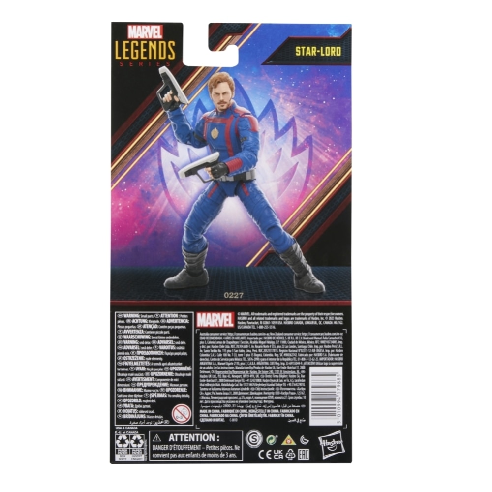Figura de ação Star Lord Los Guardianes de la Galaxia Marvel Hasbro 6