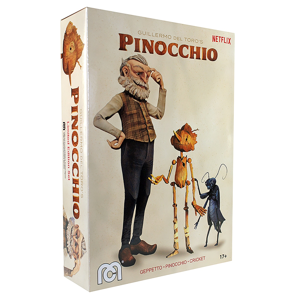 Imagem 0 de Figura de Pinoquio e Gepetto 20 cm Disney Mego