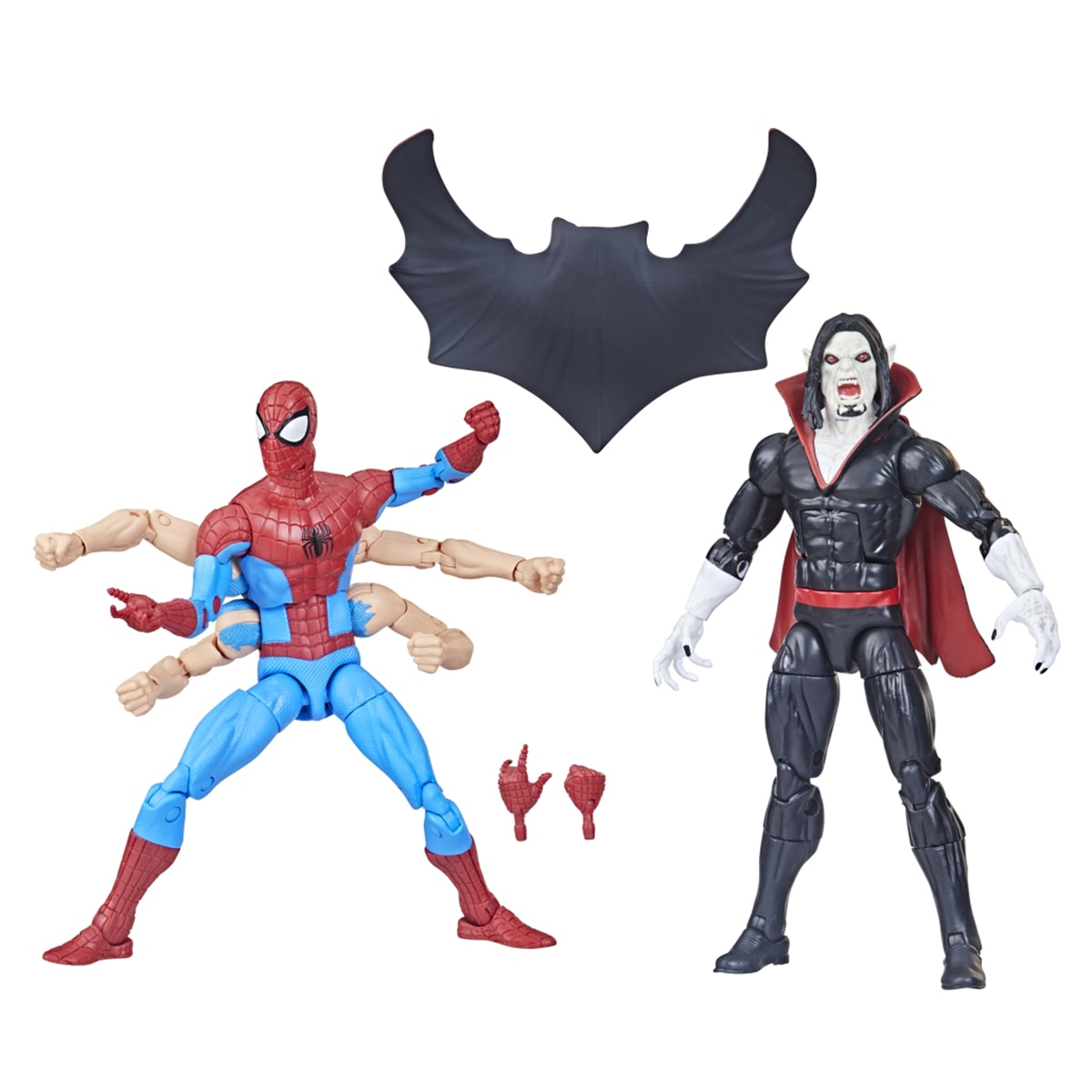 Set dos figuras 22 cm Spiderman e Morbius Marvel Hasbro 2
