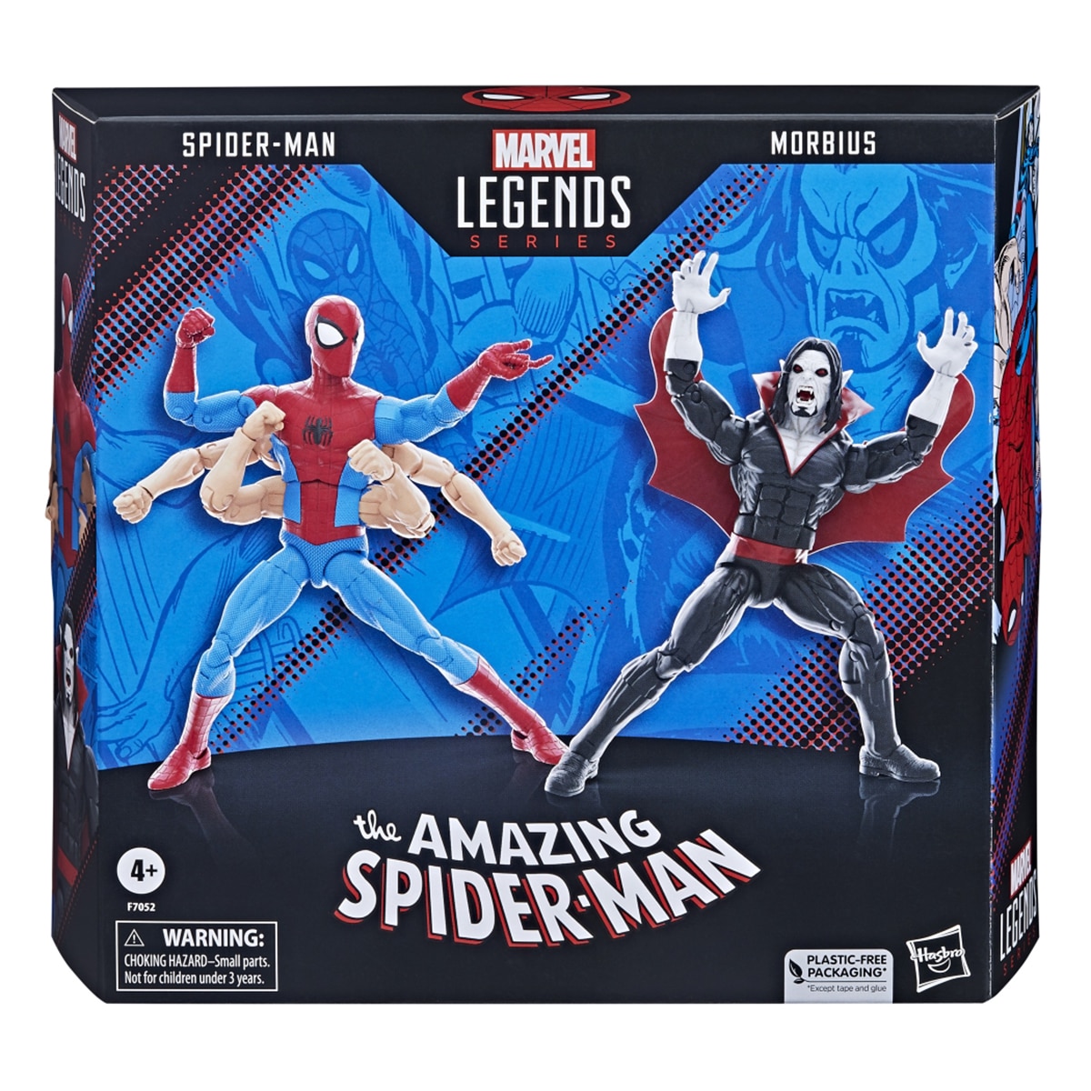 Set dos figuras 22 cm Spiderman e Morbius Marvel Hasbro 9